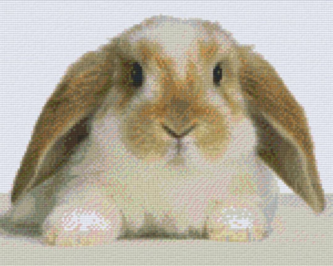 Rabbit Nine [9] Baseplate PixelHobby Mini-mosaic Art Kit image 0